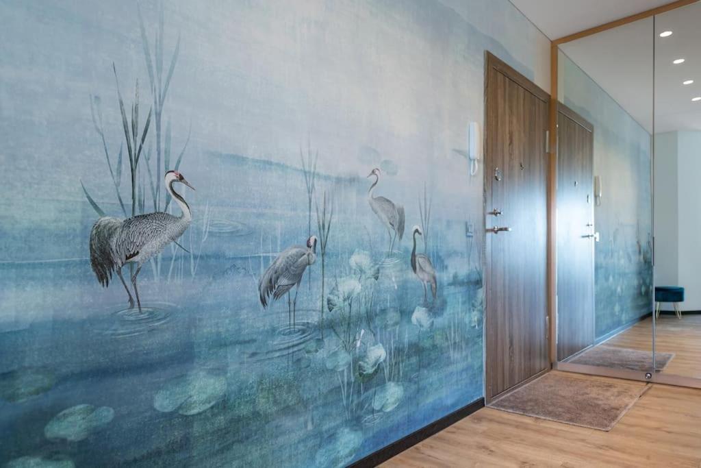 Bright Kaunas Apartment With Castle View Экстерьер фото